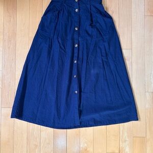 St. John's Bay Deep Blue A-Line Skirt